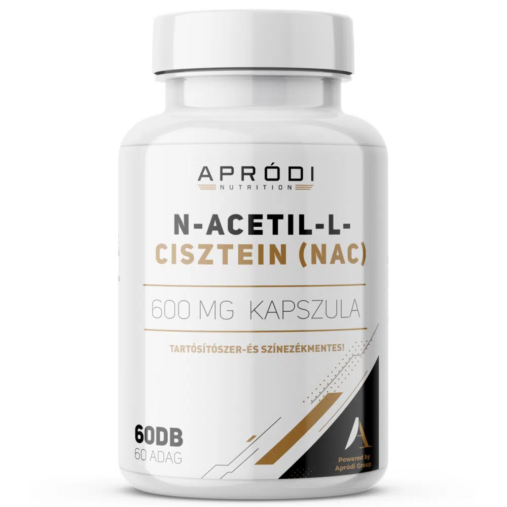 APRÓDI N-Acetil L-Cisztein (NAC) immunerősítő és nyákoldó kapszula - 60 db
