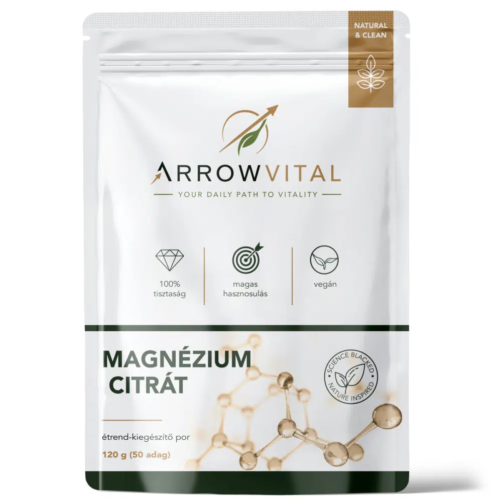Arrowvital Magnézium Citrát por - 120g