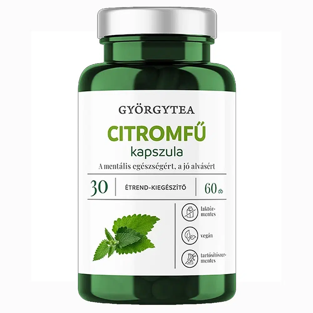 Györgytea Citromfű kapszula - 60db