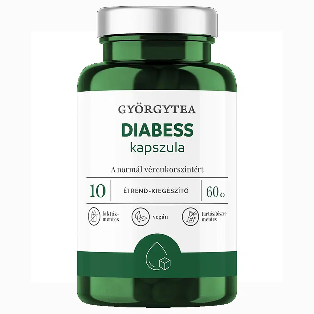 Györgytea Diabess kapszula - 60db