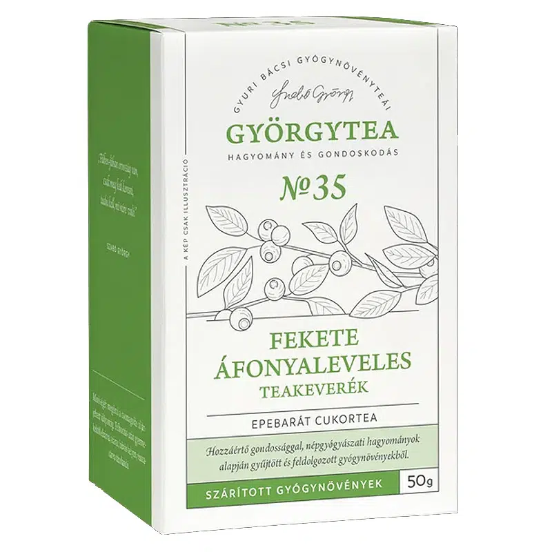Györgytea Fekete áfonyaleveles teakeverék - 50g