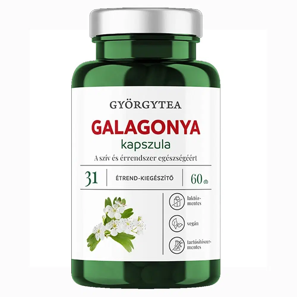 Györgytea Galagonya kapszula - 60db