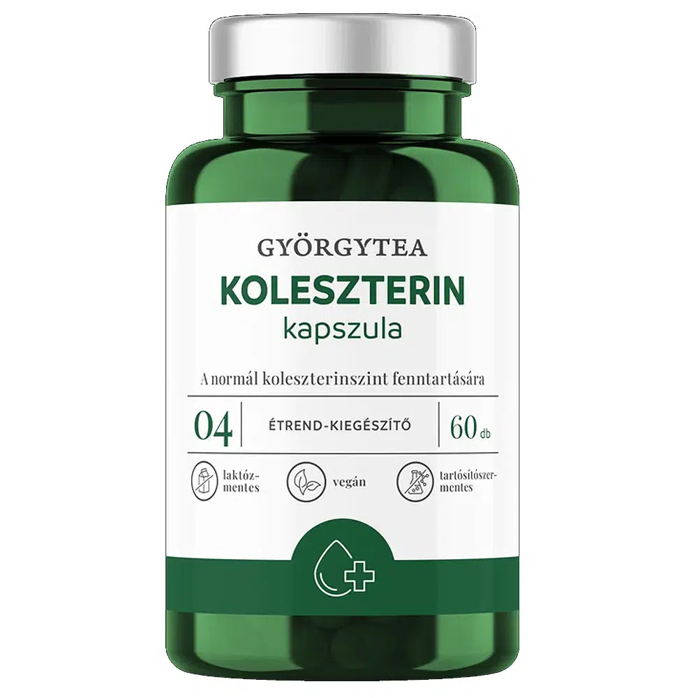 Györgytea Koleszterin kapszula - 60db