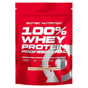 Scitec Nutrition 100% Whey Protein Professional csokoládé-kekszkrém - 400g