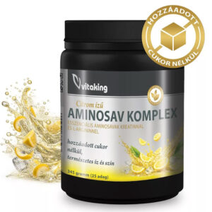 Vitaking Aminosav Komplex citrom ízű italpor - 345g
