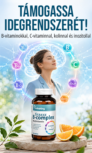Vitaking Stressz B-komplex vitamin tabletta – 60db