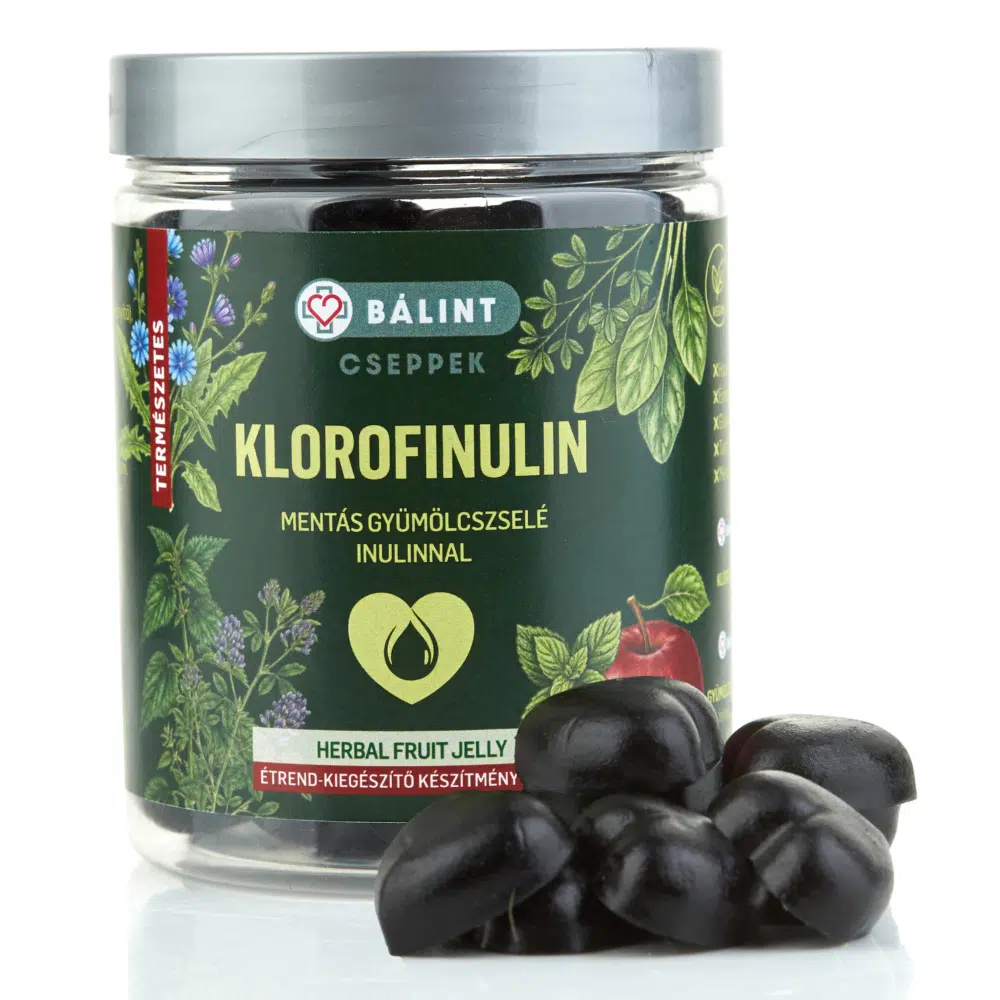 Bálint Klorofinulin mentás gyümölcszselé inulinnal - 60db