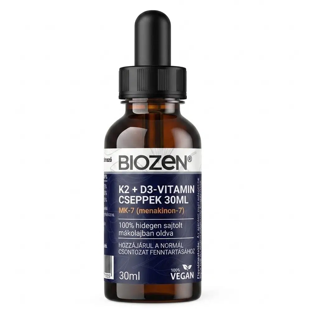 Biozen K2-D3-E-vitamin cseppek - 30ml