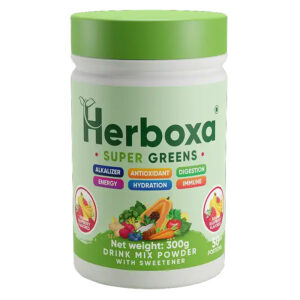 Herboxa Super Green Banán Málna - 300g
